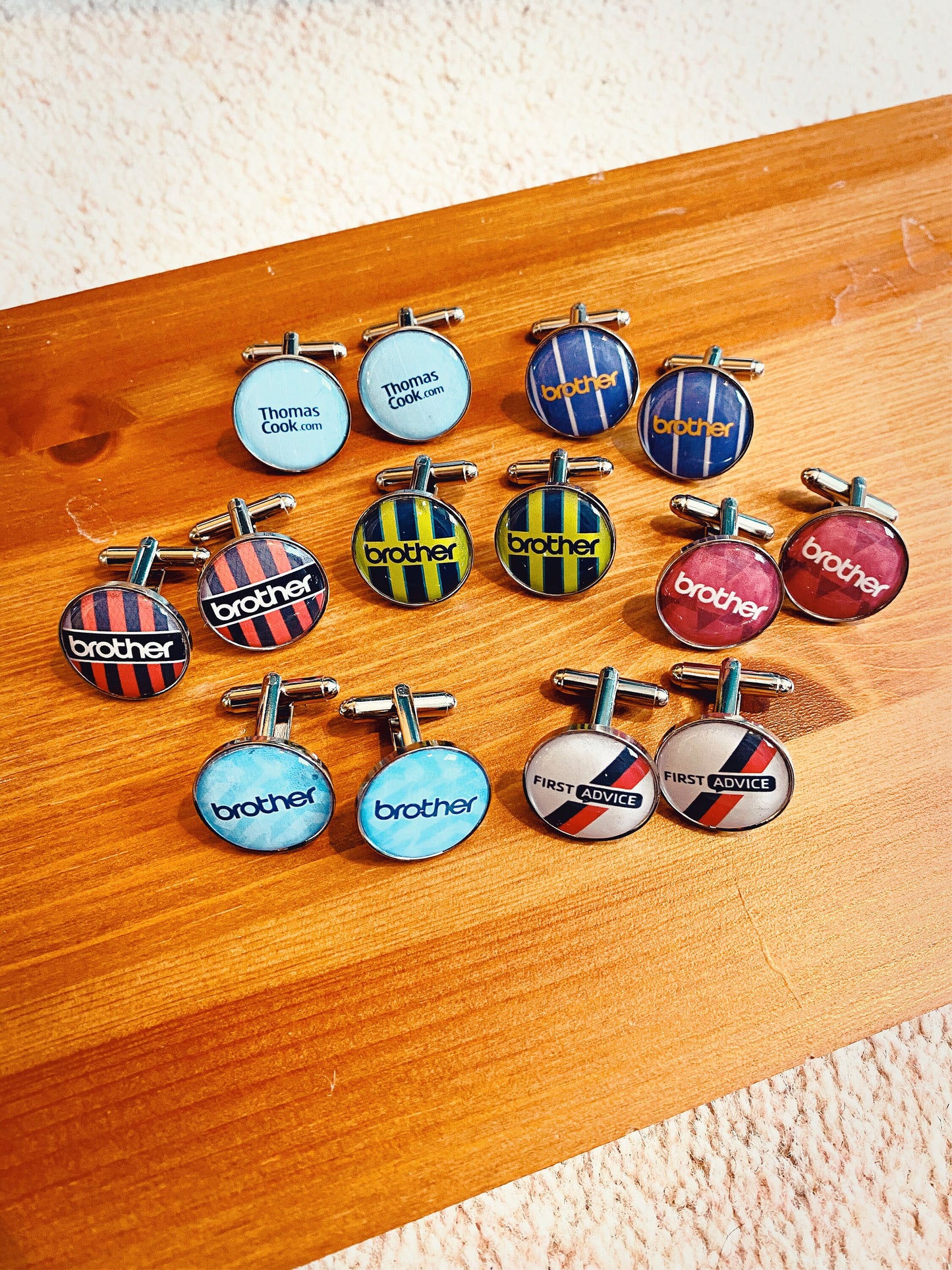 Man City Football Stadium Cufflinks. Etihad Stadium. Maine Road Gift for Citizens Fan. Manchester Road Sign Tie Bar Personalised Street Name