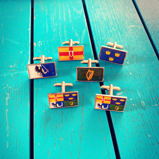 Ireland Province Flag Cufflinks. Leinster Munster Connaught Ulster. Four Province Flag. Irish Wedding. Ireland Pocket Watch. Ireland Rugby.