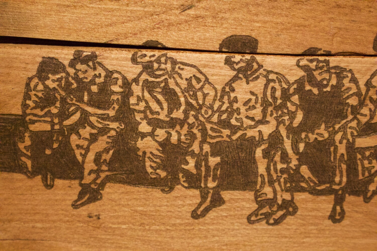 Rustic 'Lunch atop a Skyscraper' 'Men at Lunch' Sign - Reclaimed pallet wood - Hand drawn copy of iconic photo. Housewarming. New York. Gift